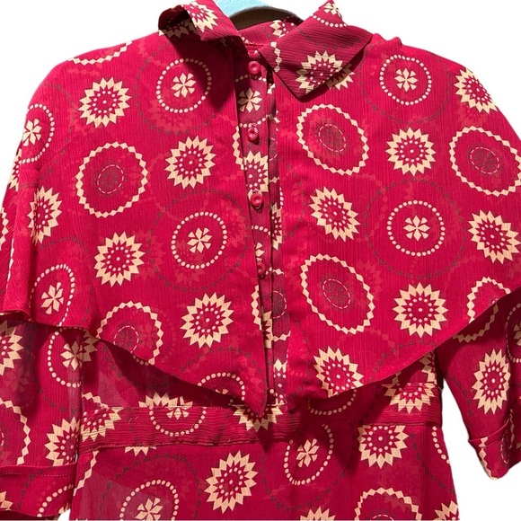 Vintage 70s Sheer Maxi Dress Gorgeous - Picture 3 of 4